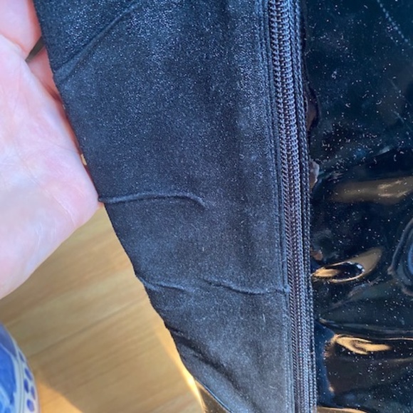 NWT Bruno Magli Patent Leather Boots Size 6 - Picture 12 of 12